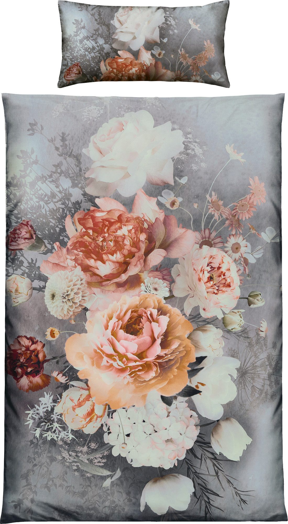 REDBEST Bettwäsche Bettwäsche, Microfaser, Microfaser-Satin Blumen günstig online kaufen