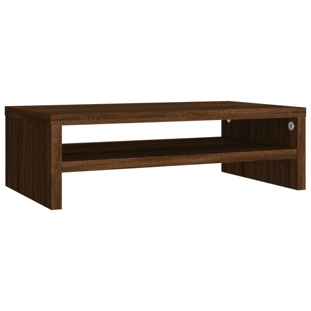 Holzwerkstoff Monitorständer 42x24x13 cm TV-Schrank Braune Eichen-Optik Braun vidaXL (1-St) Eiche