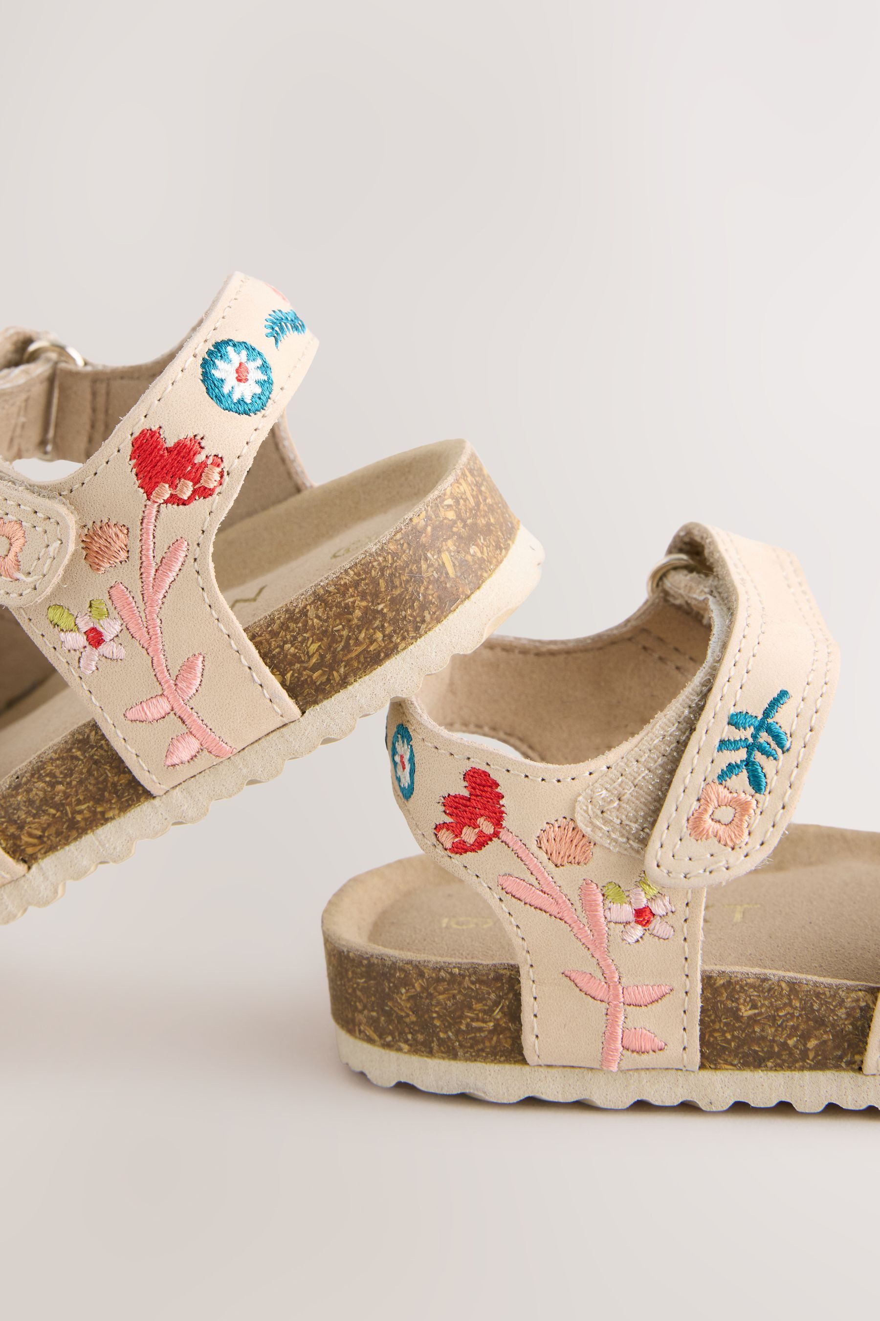 Next Sandalen mit Korksohle und Klettverschluss günstig online kaufen