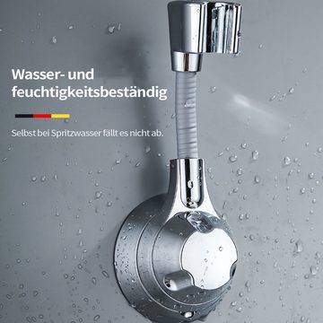 Amissz Brausehalter Duschkopfhalterung Duschhalterung Brausehalter Handbrause Halterung, praktische Wandbefestigung