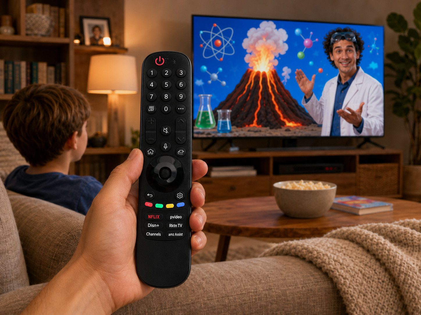 azurano Ersatz für LG AN-MR21GA AKB76039701 Universal-Smart-TV-Fernbedienung (AN-MR21GA, AKB76039701 für 2021 LG OLED, Nano Cell, QNED Mini LED)