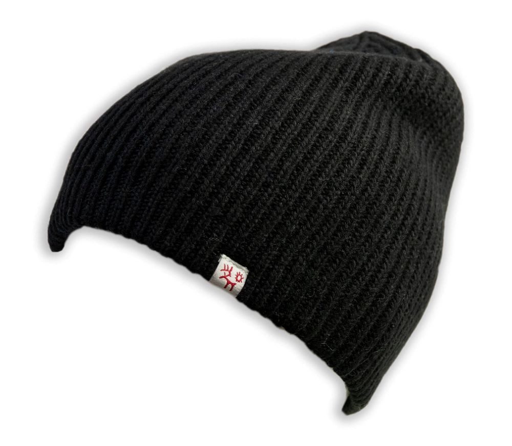 Börjesson Handskar Beanie Kulan Doppelstrickmütze aus Schweden im modernen Beanie-Stil Hochwertige Materialmischung
