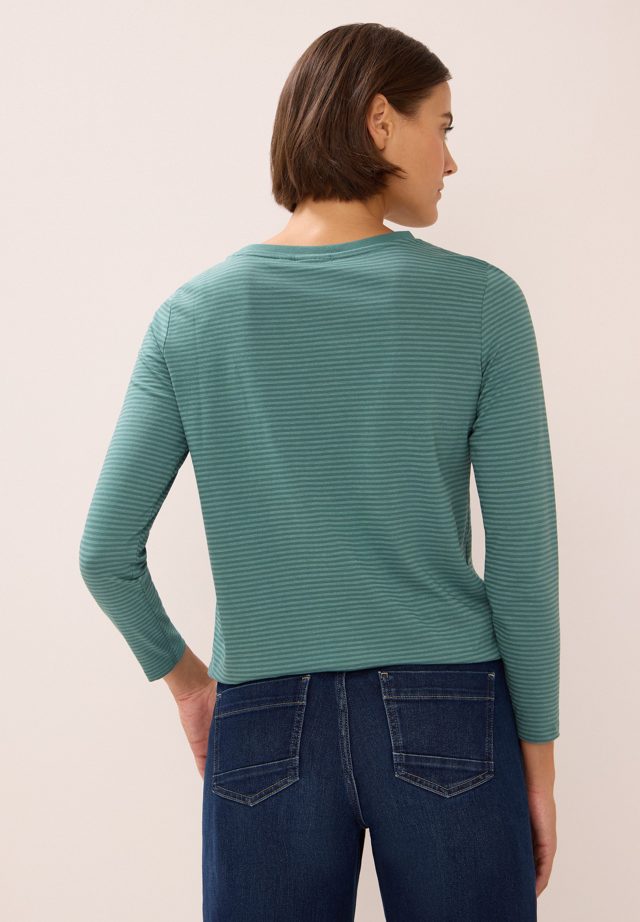CECIL Langarmshirt im soften Baumwoll-Mix günstig online kaufen