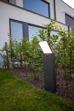 LUTEC LED Außen-Wandleuchte PANO, LED fest integriert