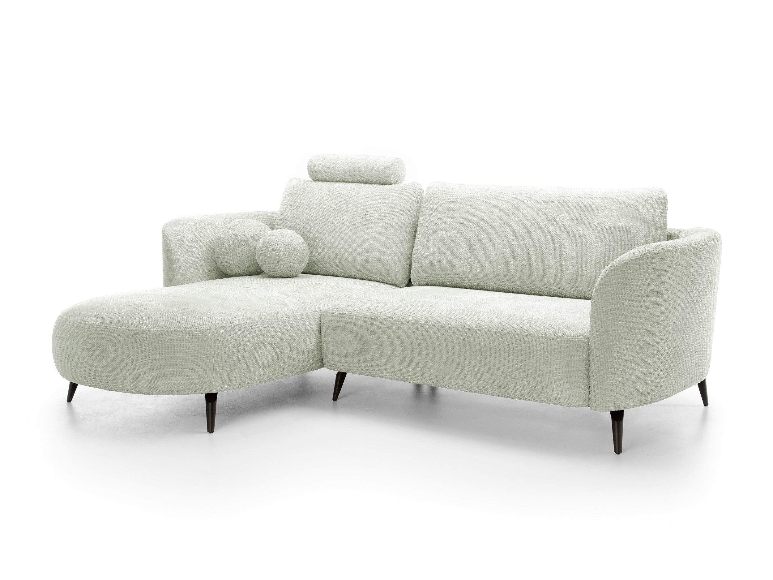 Goldstoff Ecksofa Zenit – L-Form Sofa günstig online kaufen
