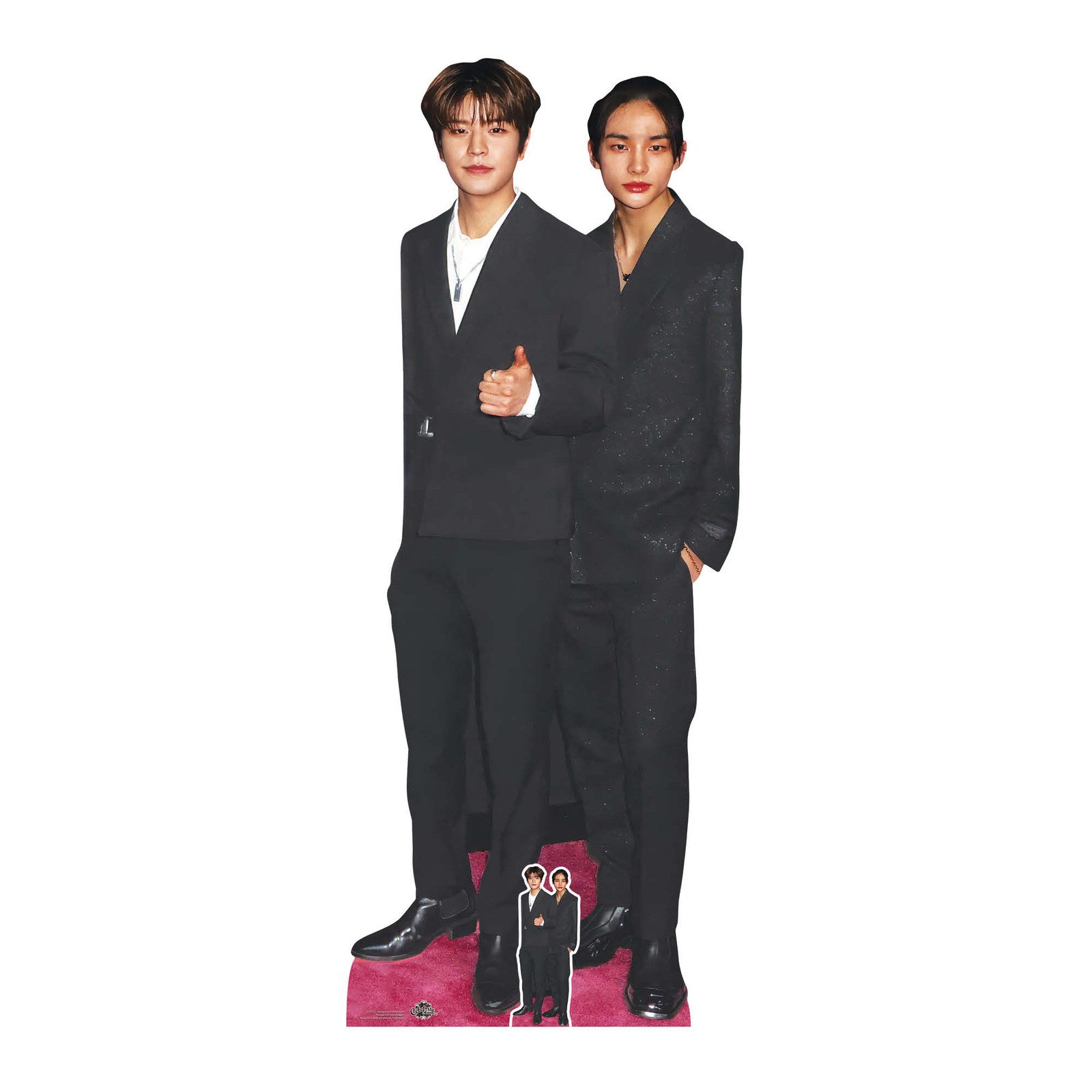 Dekofigur Seungmin und Hyunjin - Pappaufsteller K-Pop - 74x180 cm