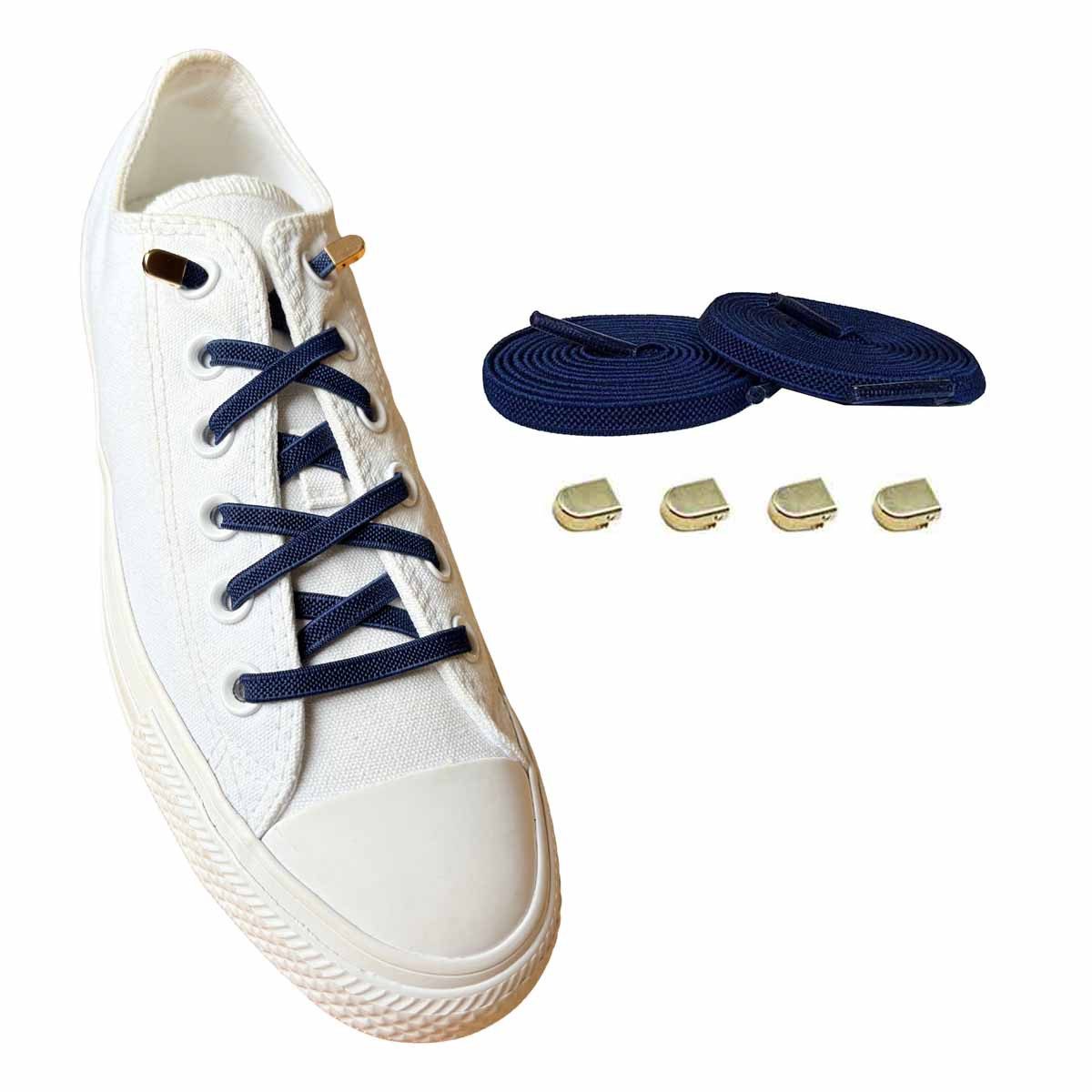 Basicwear Germany Schnürsenkel Elastische Schnürsenkel mit Clips