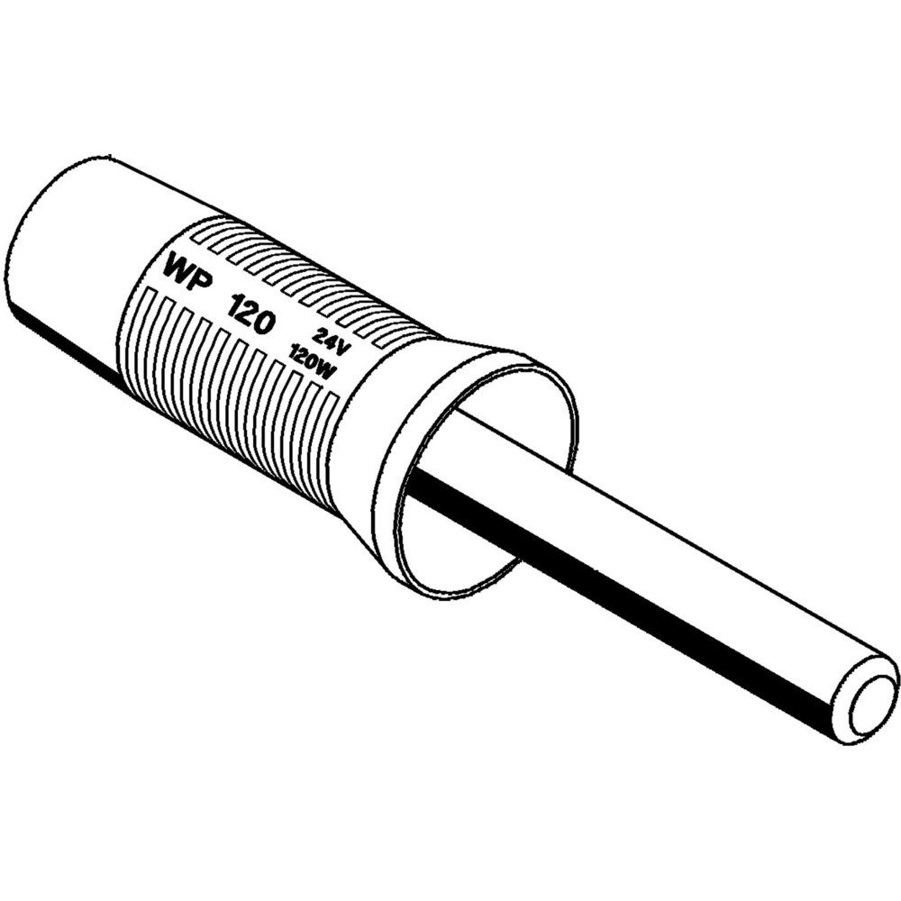 Lötfitting Weller WP 120 Spitzenhülse Keilform Spitzen-Größe 0.8 mm Inhalt 1 St.