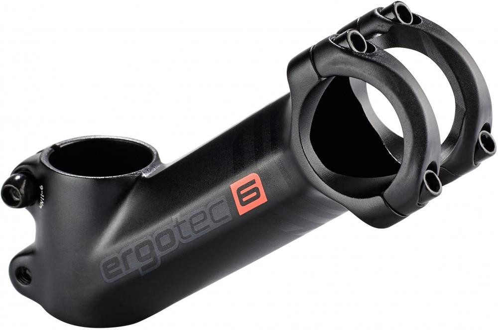 Fahrradlenker Ergotec Vorbau AHEAD High Piranha 2 Ø 31,8 mm 90 mm schwarz