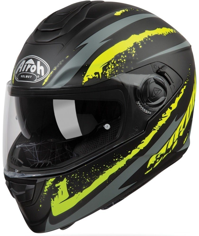 Airoh Motorradhelm ST 301 Logo Helm, Integriertes Sonnenvisier