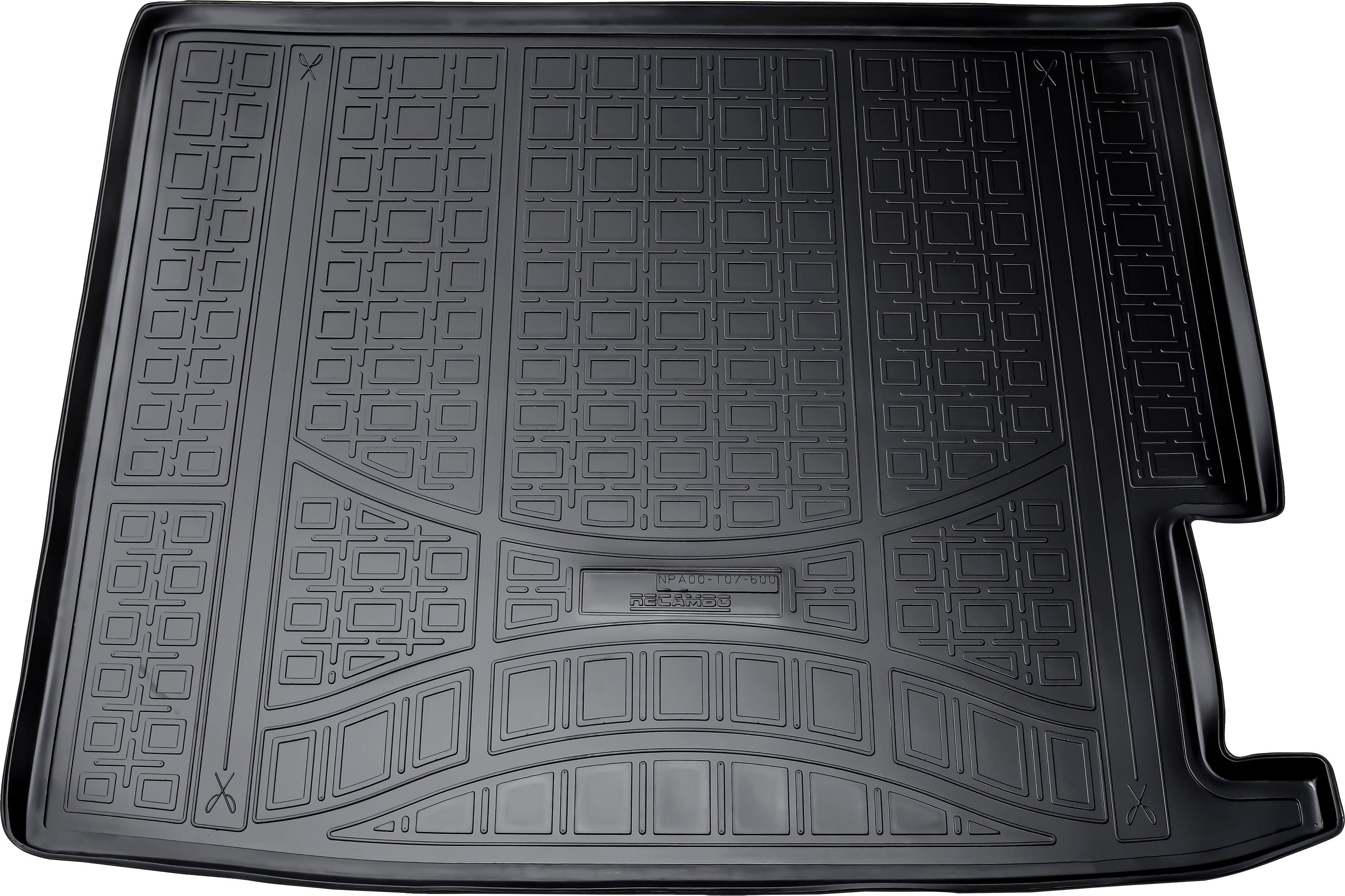 RECAMBO Kofferraumwanne CustomComforts (1 St), für BMW X4, Typ F26 2014 -  2018, perfekte Passform, Hohe Gummiqualität (TPE Material) – längere  Lebensdauer der Automatten