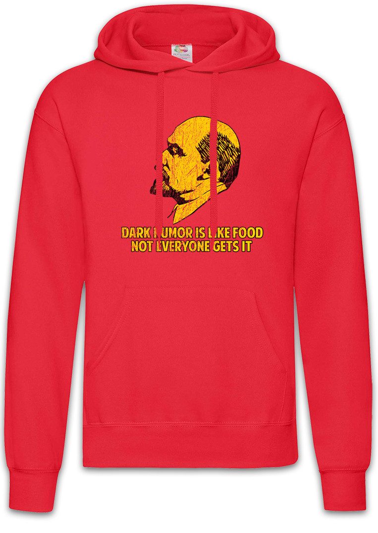 Hoodie Dark Humor Is Like Food Herren Hoodie About Capitalism Kommunismus