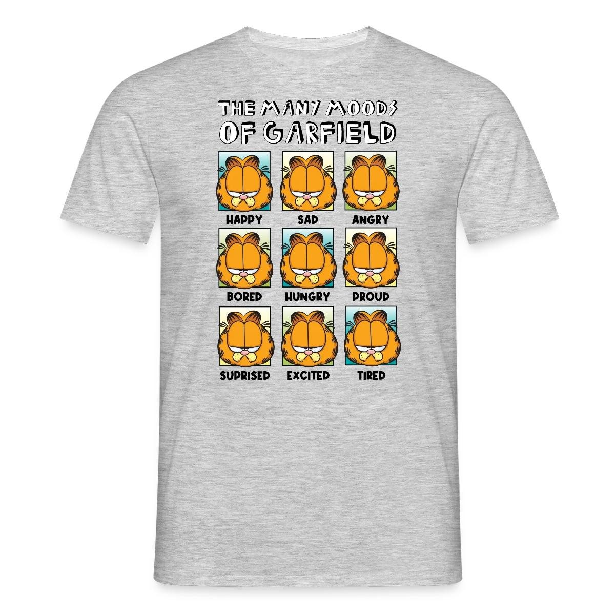 Spreadshirt T-Shirt Garfield Stimmungen Von Garfield Kacheln Männer T-Shirt (1-tlg)