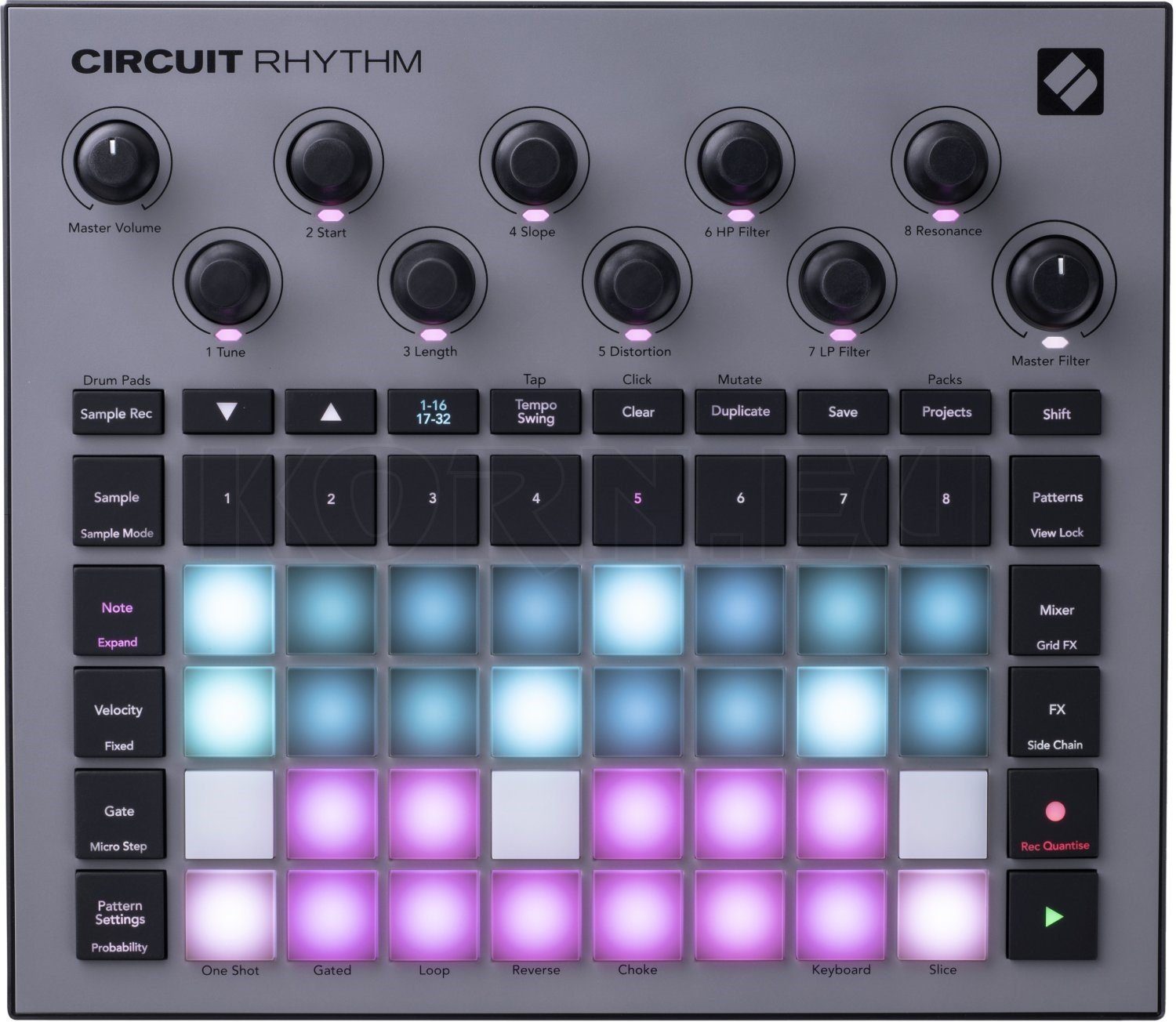 DJ Controller Novation Circuit Rhythm