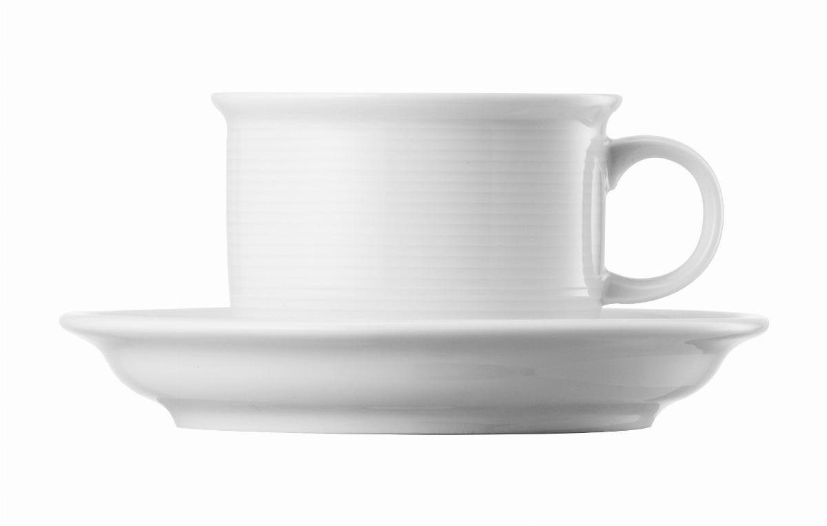 Tasse 2-tlg. Thomas Kaffeetasse Porzellan - Weiß x 2 TREND