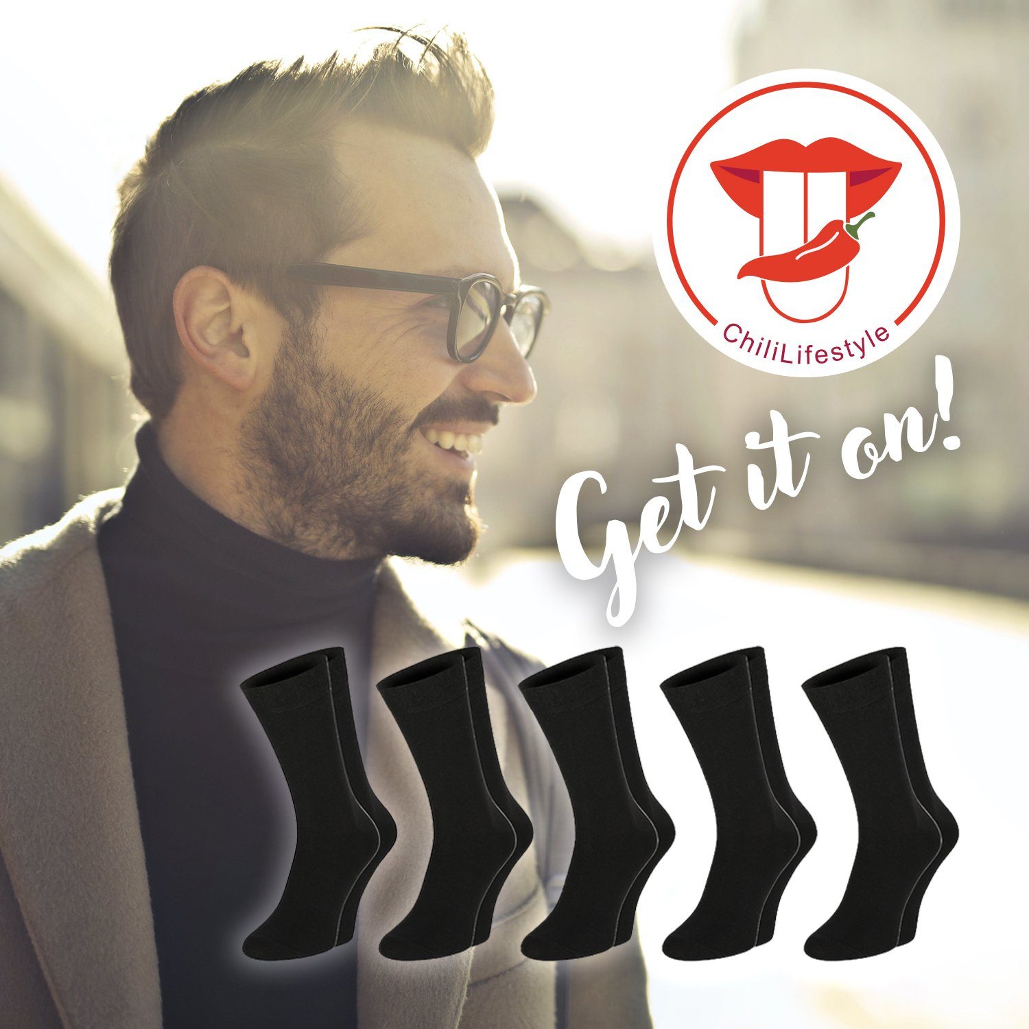 Baumwolle, Herren, Lifestyle Business Bestcare Socken, Paar, Strümpfe für 10 Freizeit Chili