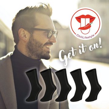 Chili Lifestyle Strümpfe Bestcare Business Socken, 5 Paar, für Herren, Baumwolle, Freizeit