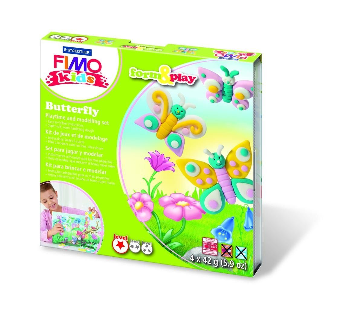 STAEDTLER Bastelfilz STAEDTLER FIMO kids form & play Butterfly
