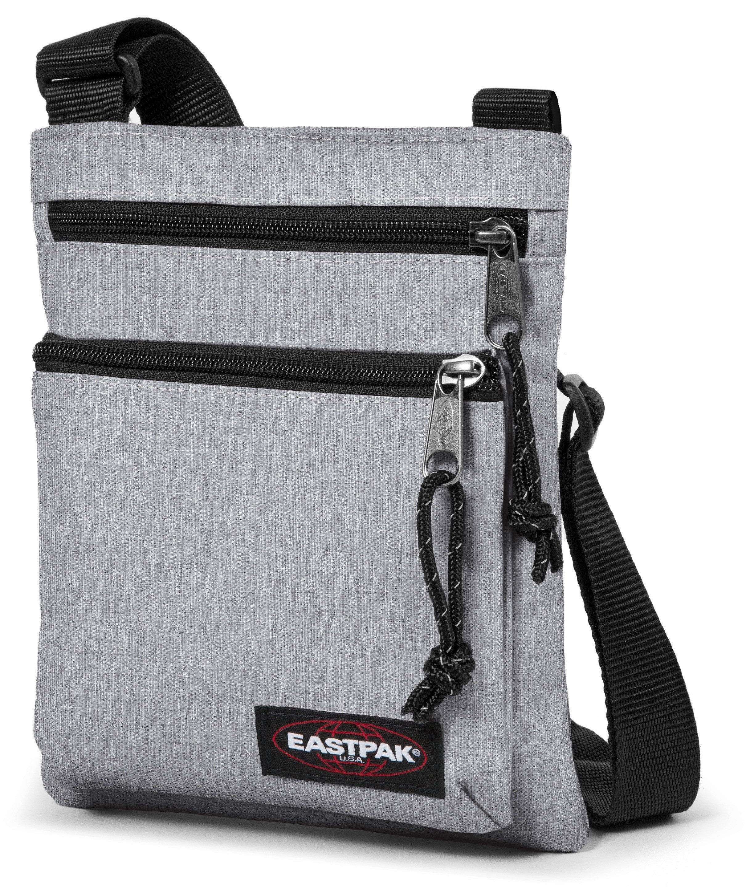 Eastpak Umhängetasche RUSHER, Sunday Grey, enthält recyceltes Material (Global Recycled Standard)