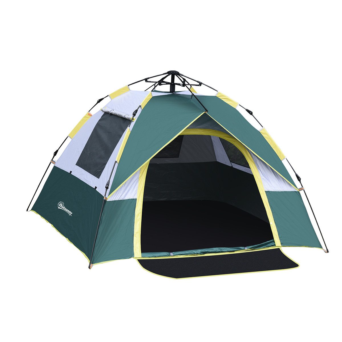 Kuppelzelt Campingzelt mit Heringen Polyester Kuppelzelt für