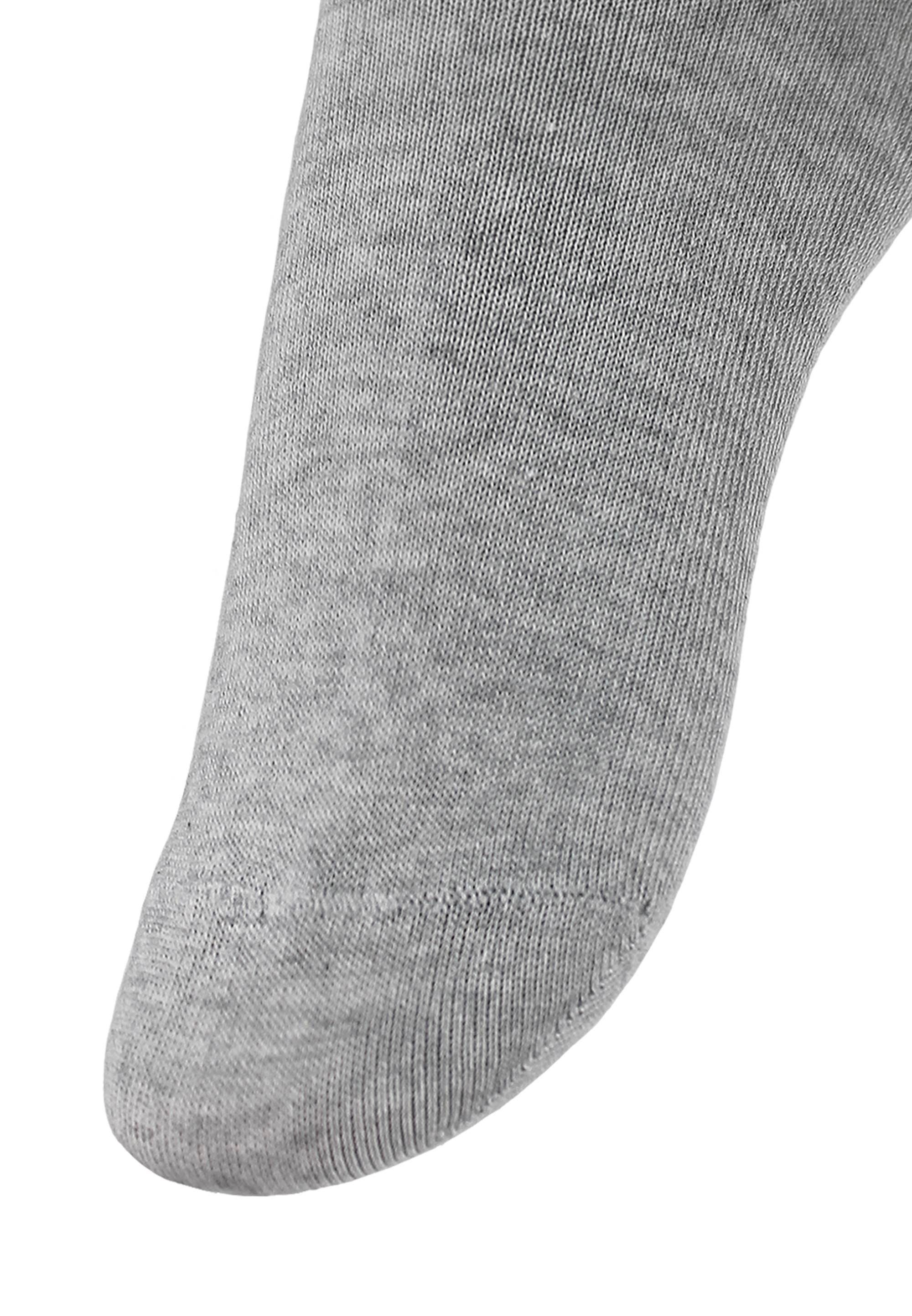 Socken im (10-Paar) hellgrau, meliert 10er-Pack Rogo