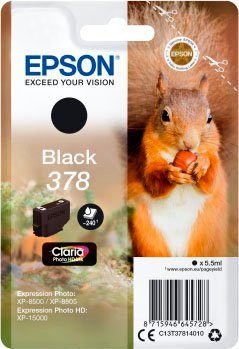 Epson Claria Photo HD Ink 378 Black Tintenpatrone (1-tlg)
