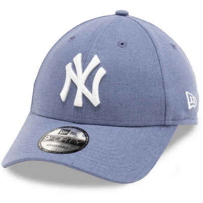 New Era Baseball Cap 9Forty Strapback LEINEN New York Yankees slate