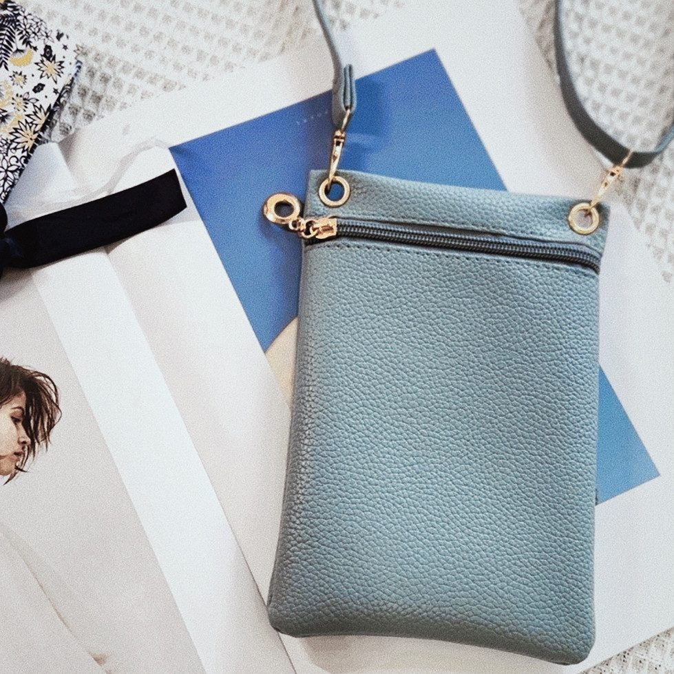 Coonoor Umhängetasche Damen Litschi Muster Handytasche günstig online kaufen