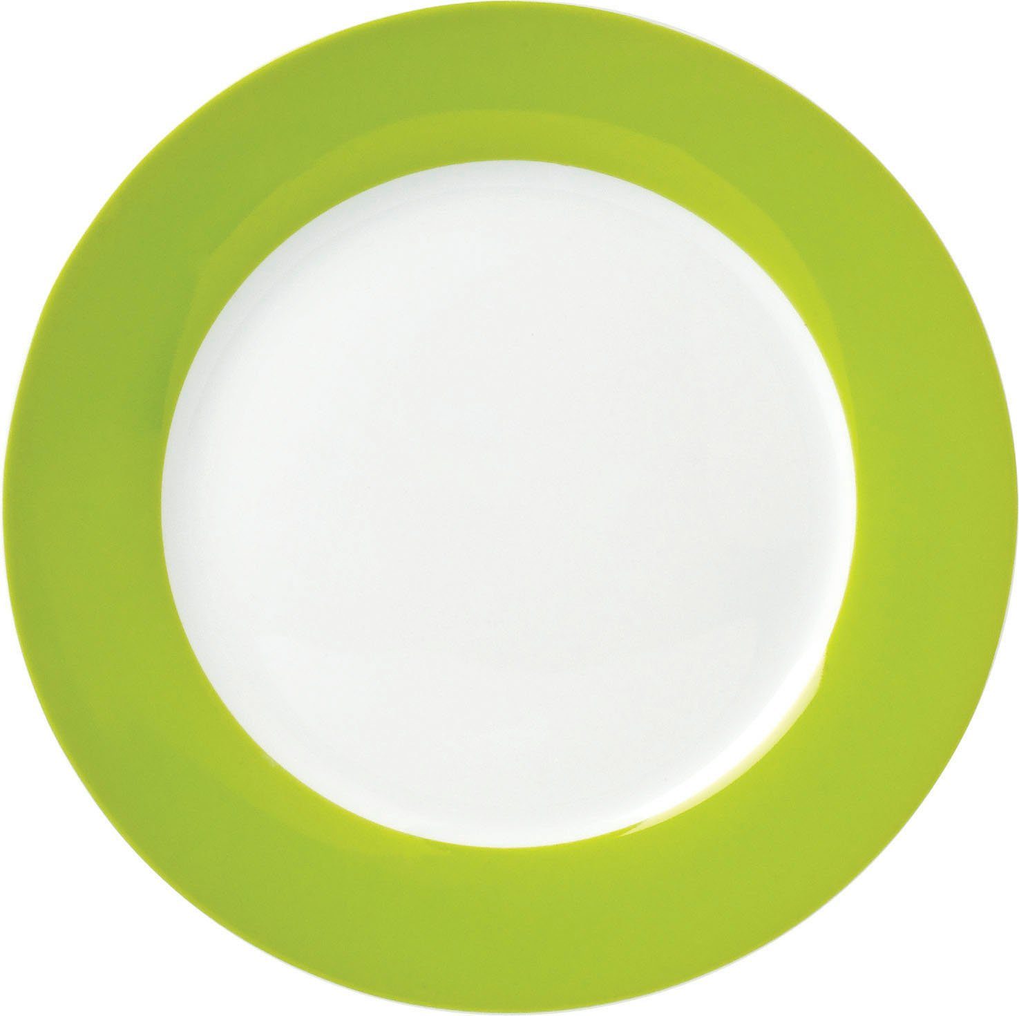 van Well Dessertteller Vario, (6 St), Teller Set, Porzellan, spülmaschinen- und mikrowellengeeignet, Ø 20 cm