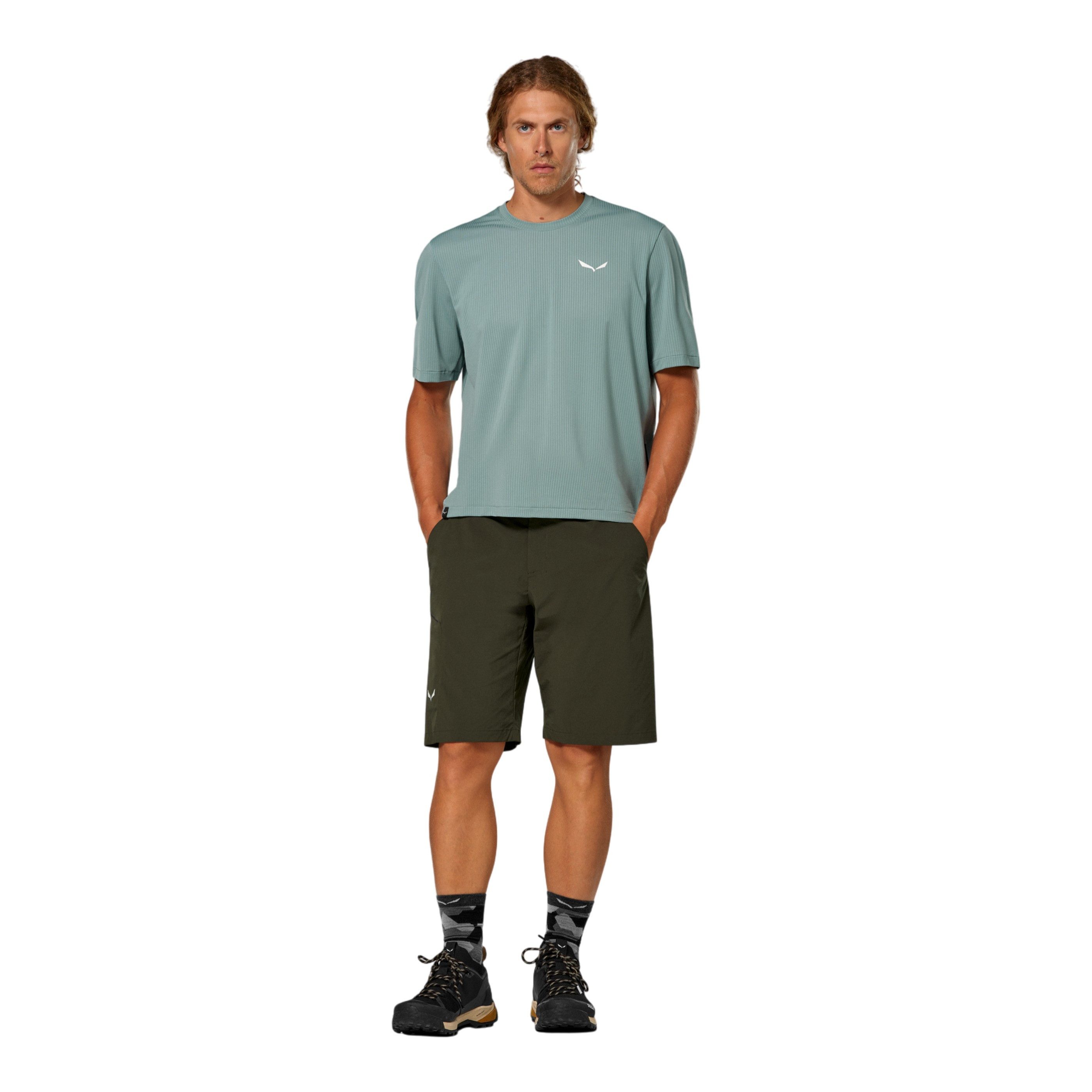 Salewa Trekkinghose Wanderhose Pedroc Cargo 4 DST Short (atmungsaktiv, leicht) kurz