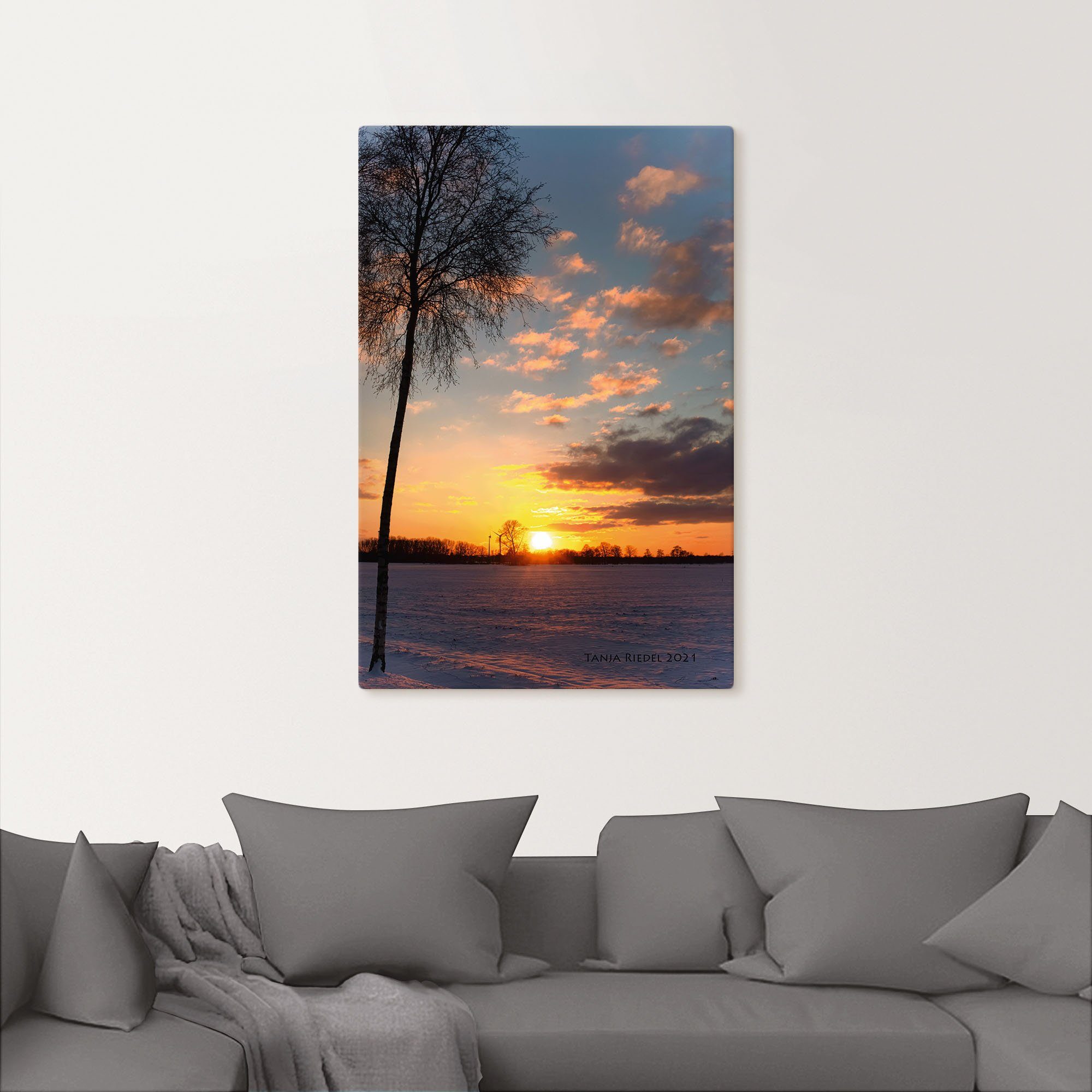 Artland Wandbild Sehnsucht Momente der Natur, Bilder vom Sonnenuntergang &  -aufgang (1 St), als Alubild, Leinwandbild, Wandaufkleber oder Poster in  versch. Größen