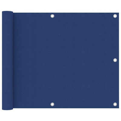 vidaXL Balkonsichtschutz Balkon-Sichtschutz Blau 75x300 cm Oxford-Gewebe