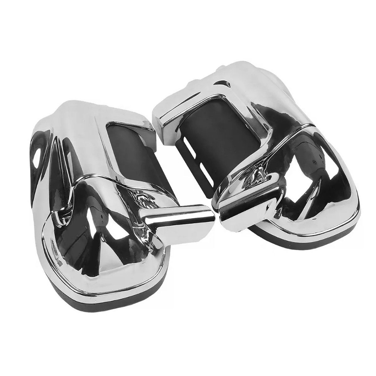 Craftride Halter Beinschild belüftet für Harley Davidson Road King 94-13 chrom