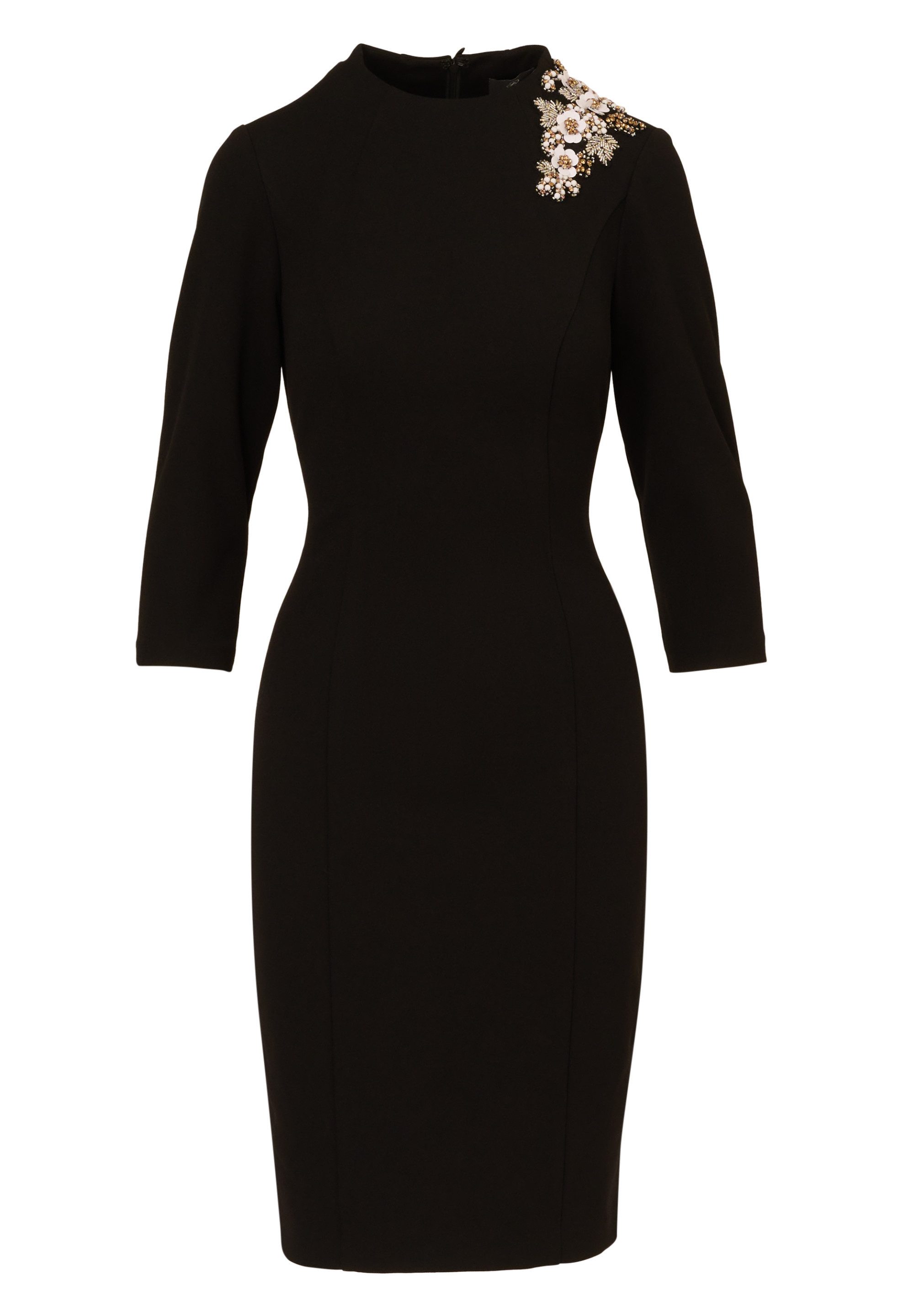 Adrianna Papell Abendkleid 3D Floral Mockneck Short Dress Cocktailkleid mit günstig online kaufen