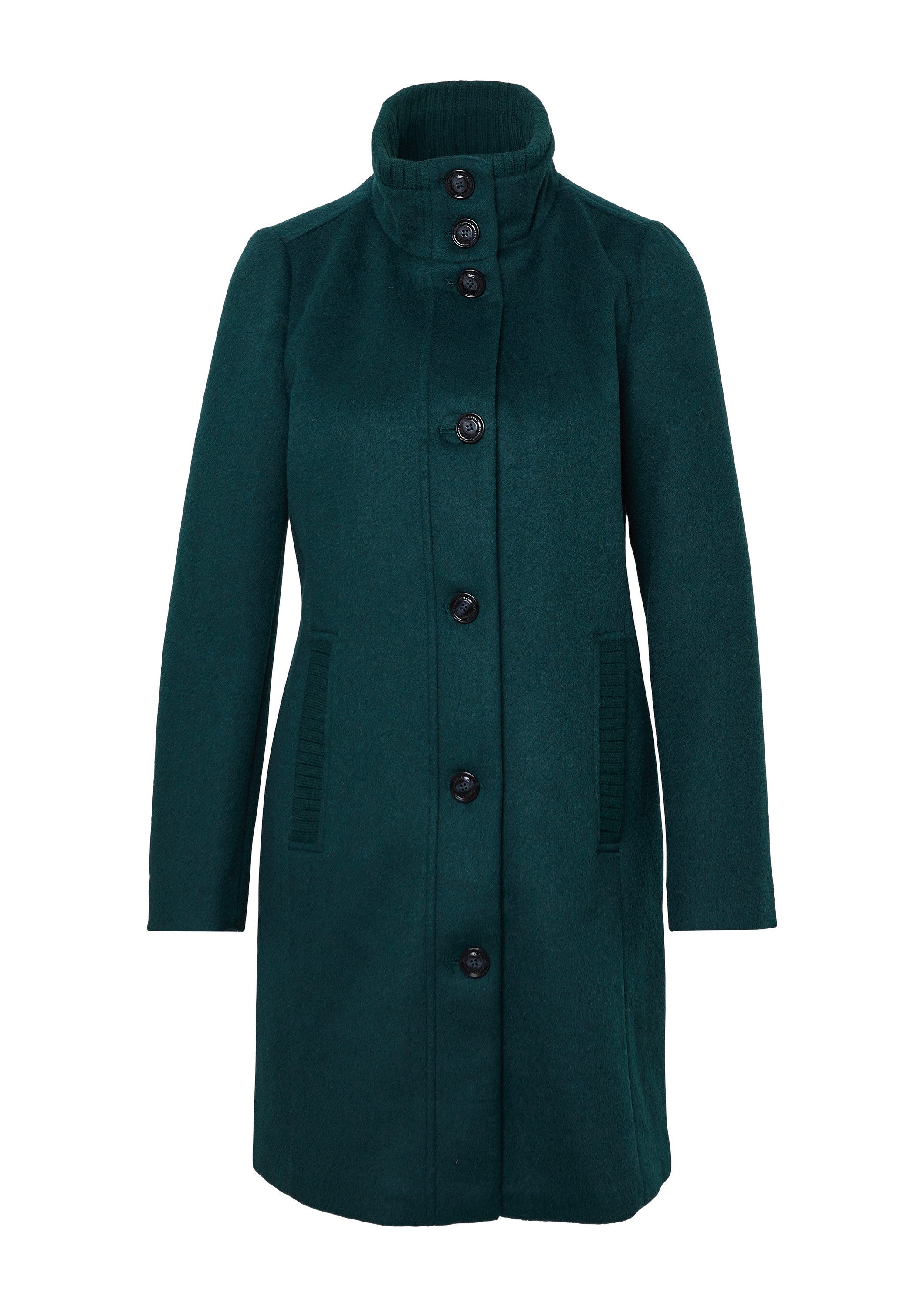 s.Oliver Wintermantel Outdoor-Mantel Kurzer Mantel aus Wollmix mit Knopflei günstig online kaufen