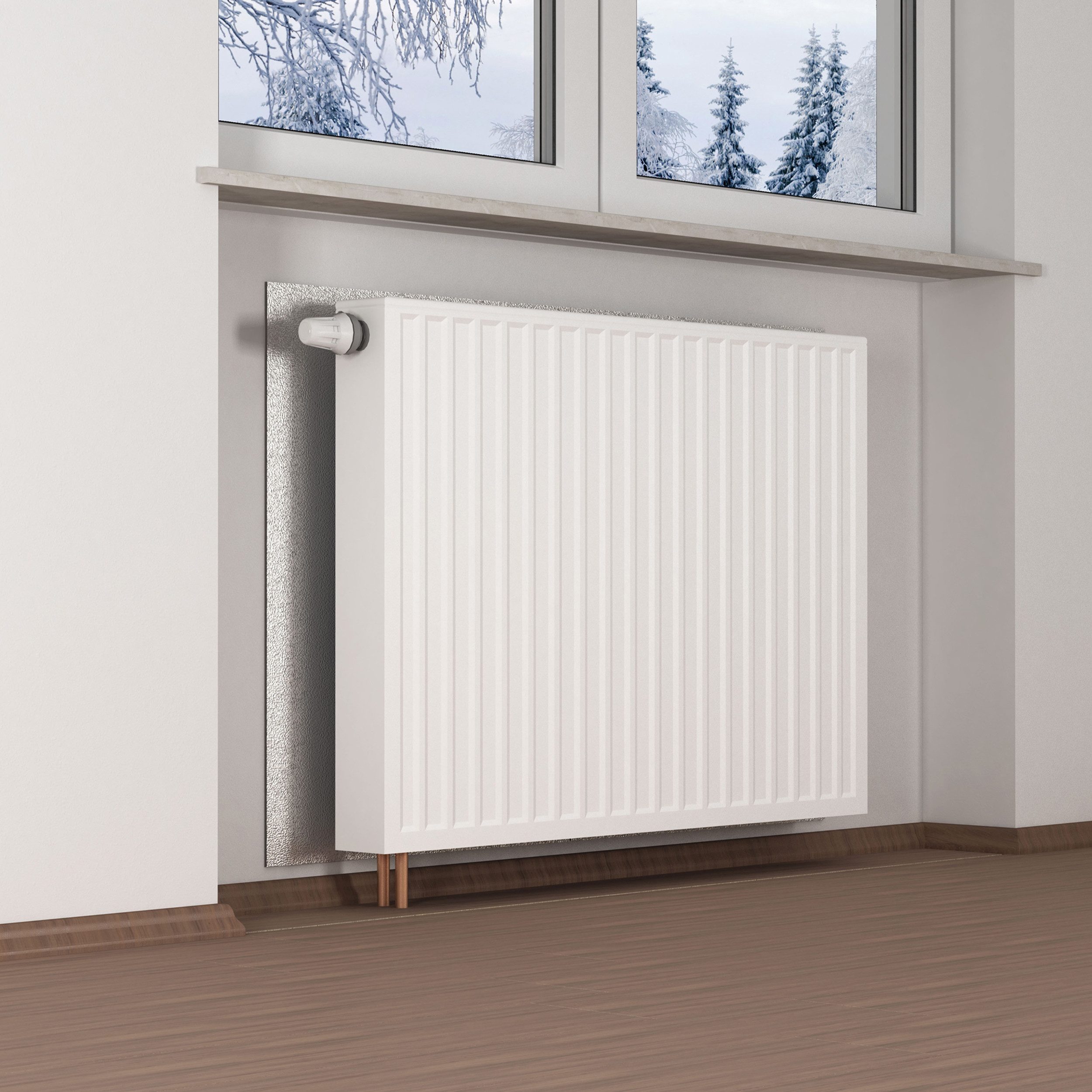 Climapor Styroporplatte Climapor Dämmplatte alu Hitze-Kälte-Stop 06 Platten (ca. 2,9qm)