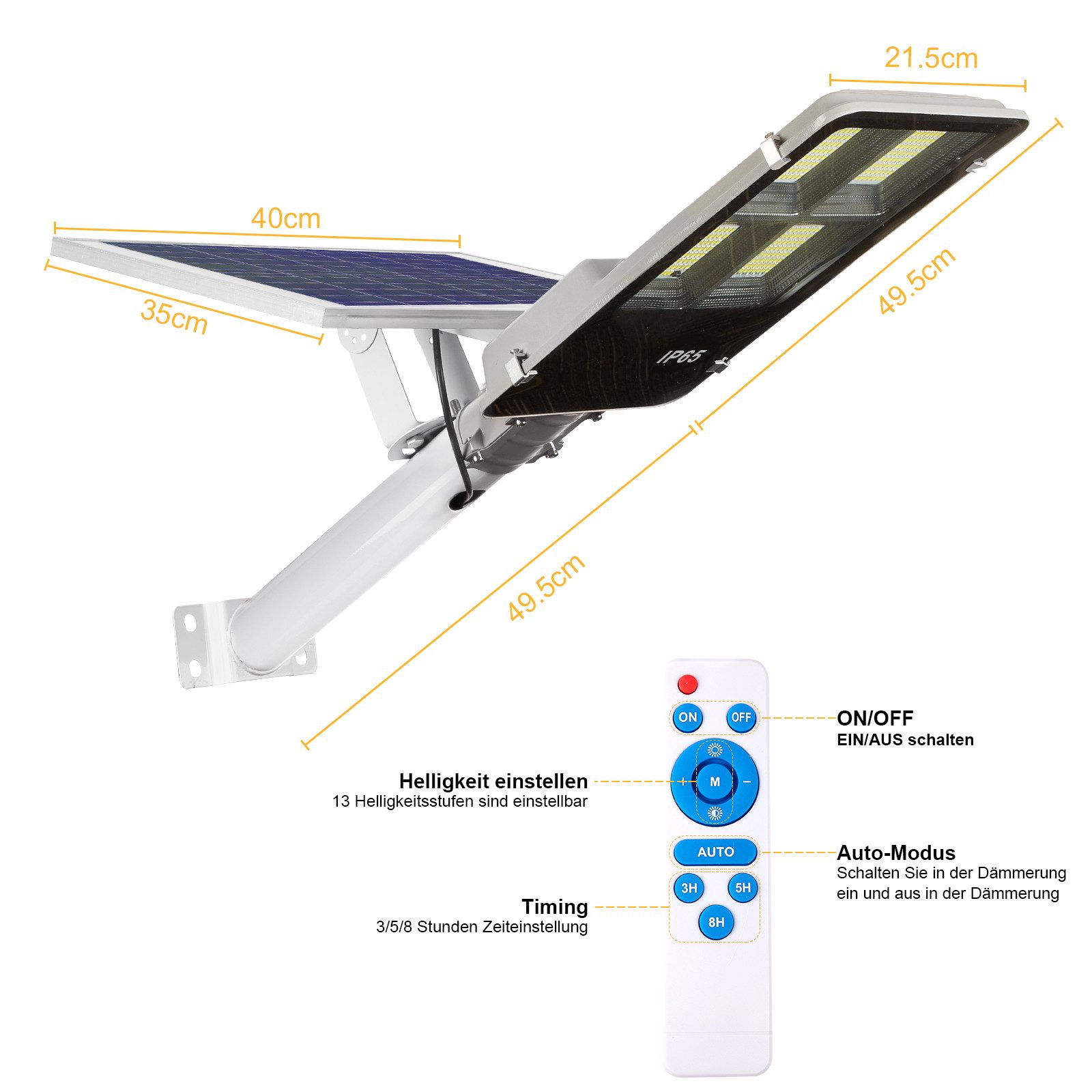 MUPOO LED Solarleuchte LED Solarlampen IP65,Solar günstig online kaufen