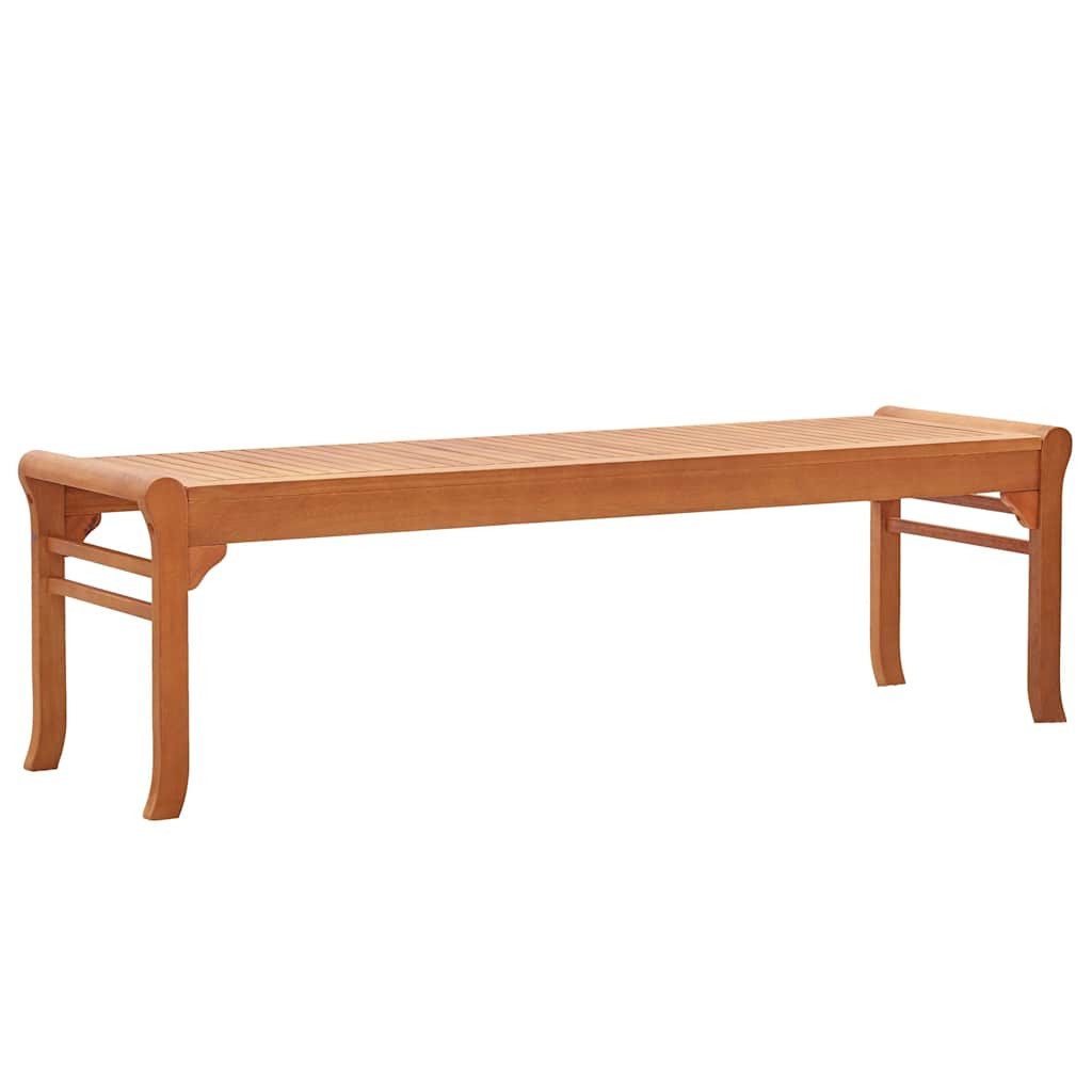 vidaXL Gartenbank Gartenbank 3-Sitzer 150 cm Massivholz Eukalyptus (1-St)