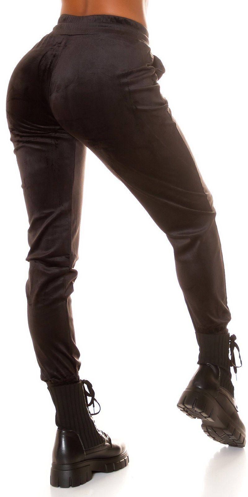 Pants Joggingshose, schwarz Koucla Jogger Loungewear unifarben bequem
