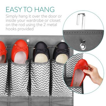 Navaris Schuhregal Hängeorganizer mit 20 Taschen für Schuhe - für jede Tür geeignet, 1-tlg.