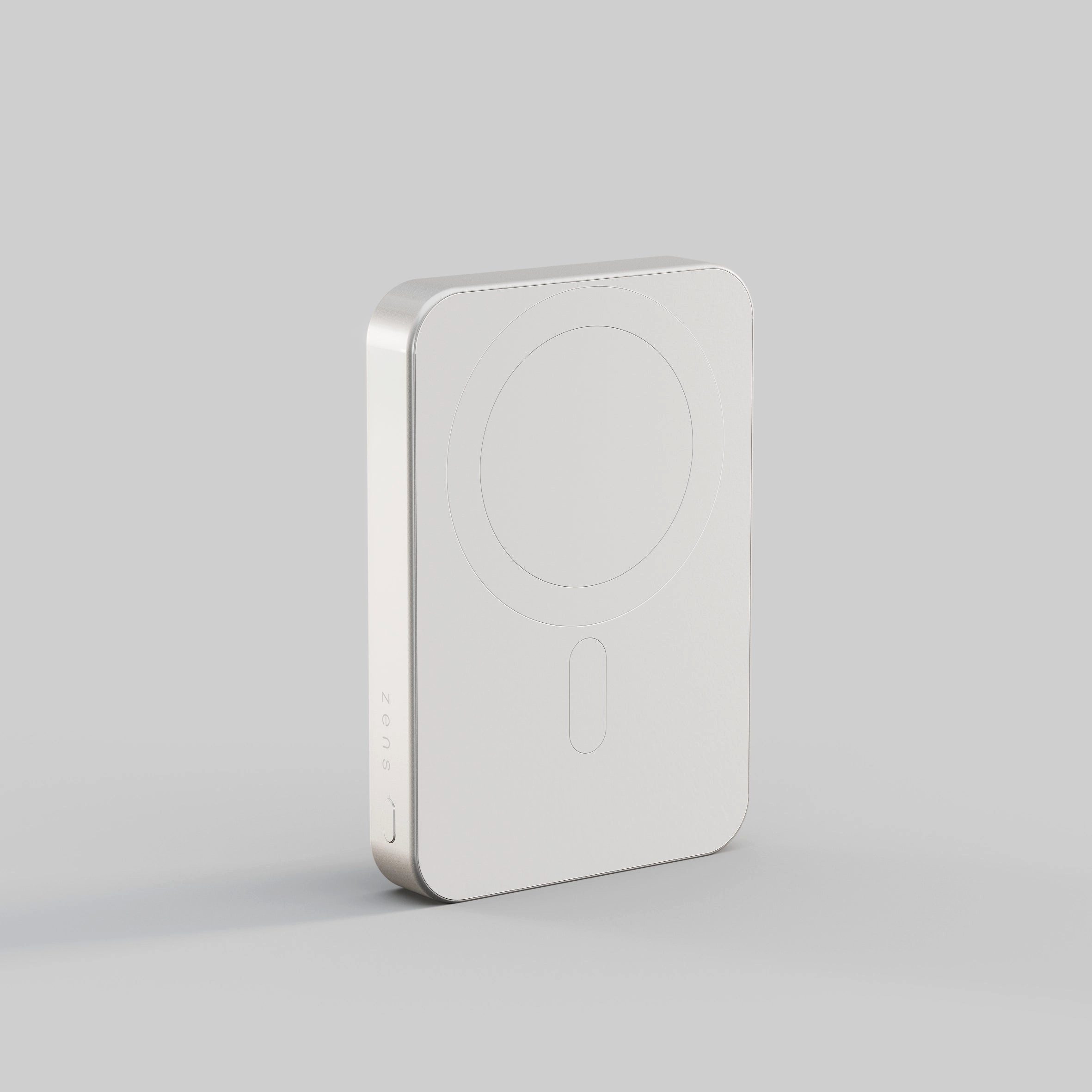 Zens Slim Qi2 Aluminium Powerbank 10.000 mAh, weiß Powerbank