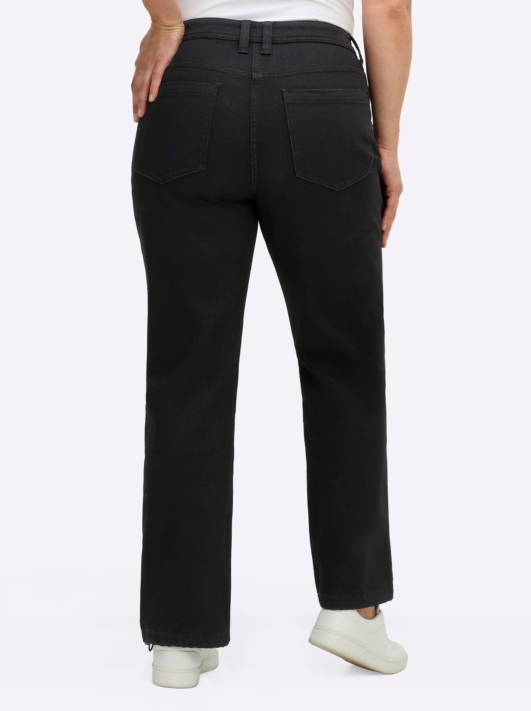 Sheego Jerseyhose Thermo-Jeans
