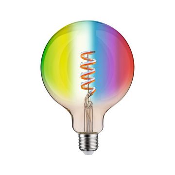 Paulmann LED-Leuchtmittel Smart Filament G125 470lm 2200K-6500K gold 230V, 1 St., Tageslichtweiß