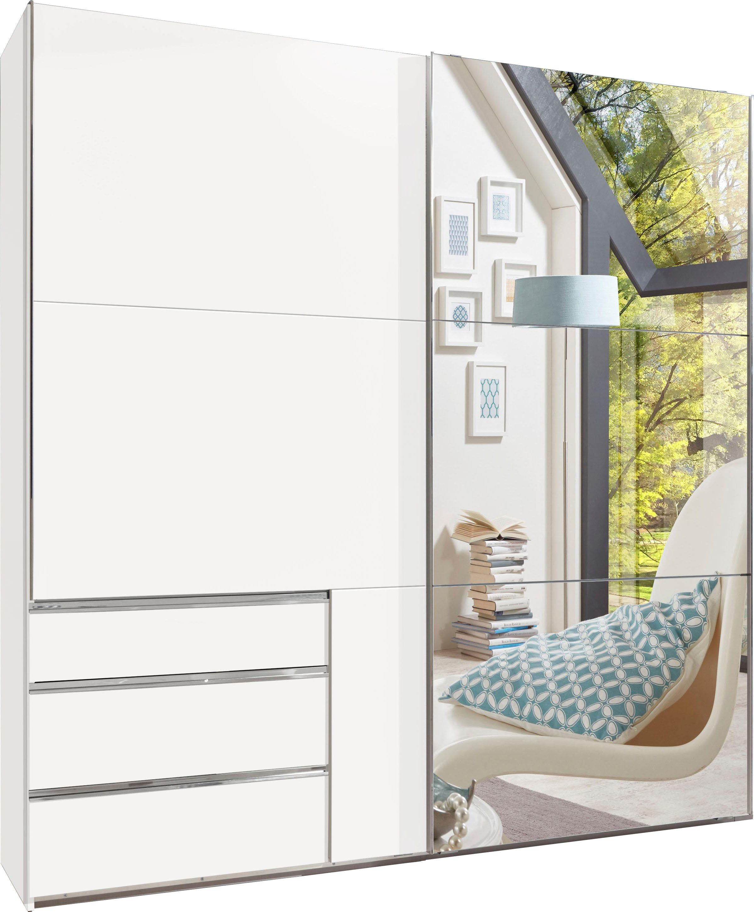 Wimex Kleiderschrank "Level by fresh to go", mit Glas- und Spiegeltüren günstig online kaufen