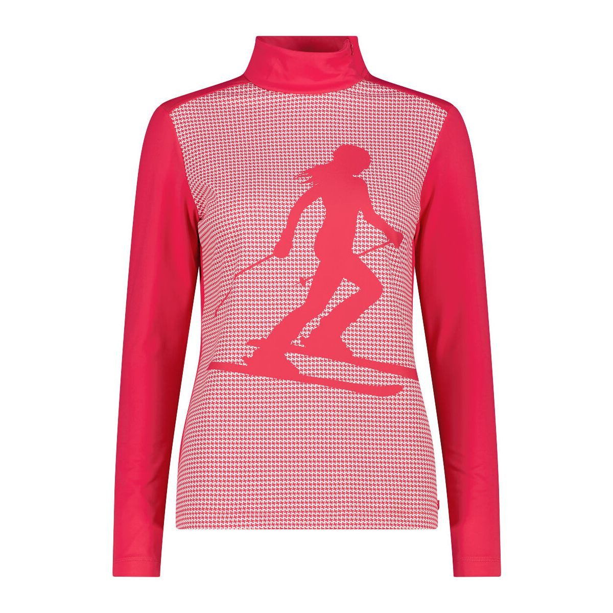 CMP Sweatshirt Woman Sweat Funktionaler und stilvoller Damenpullover mit Skifahrer-Motiv, ideal