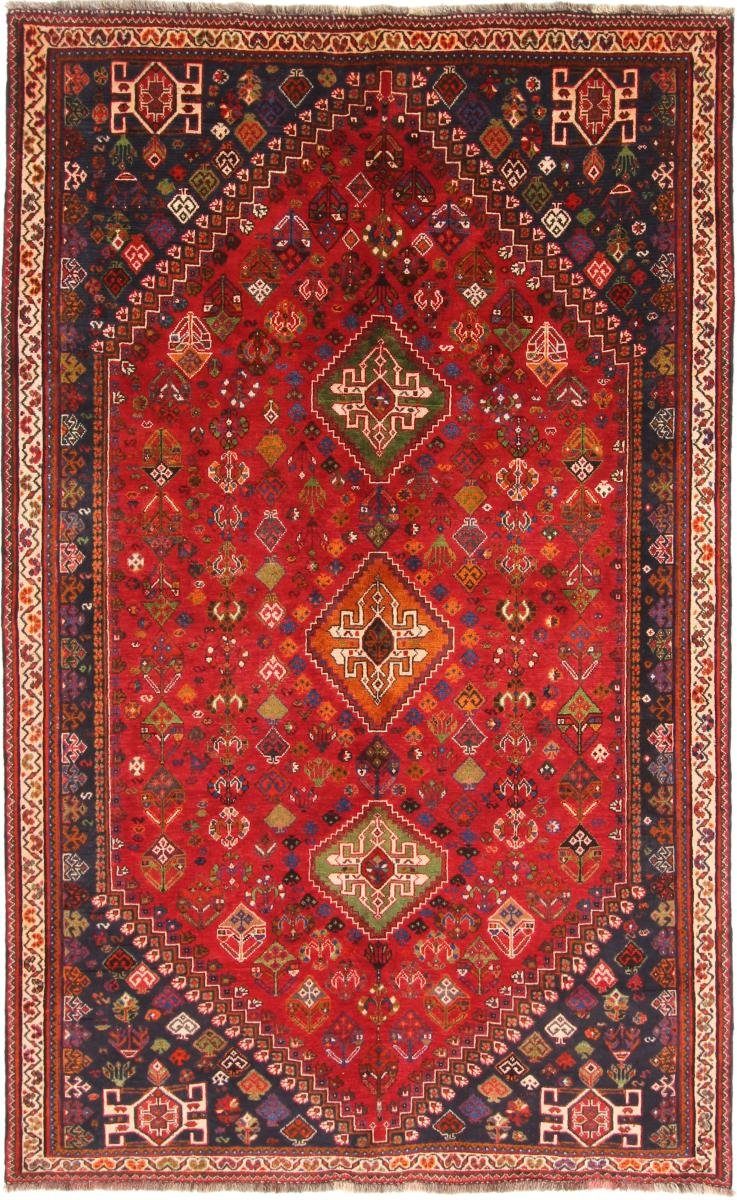 Orientteppich Ghashghai 169x270 Handgeknüpfter Orientteppich / Perserteppich, Nain Trading, rechteckig, Höhe: 12 mm