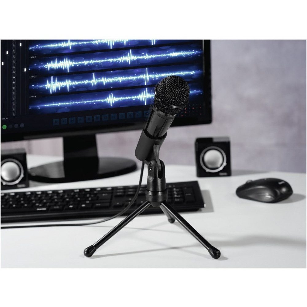 Hama Streaming-Mikrofon Hama MIC-P35 Mikrofon für PC und Recording. (Elektret-Kondensator-Mikrofon)