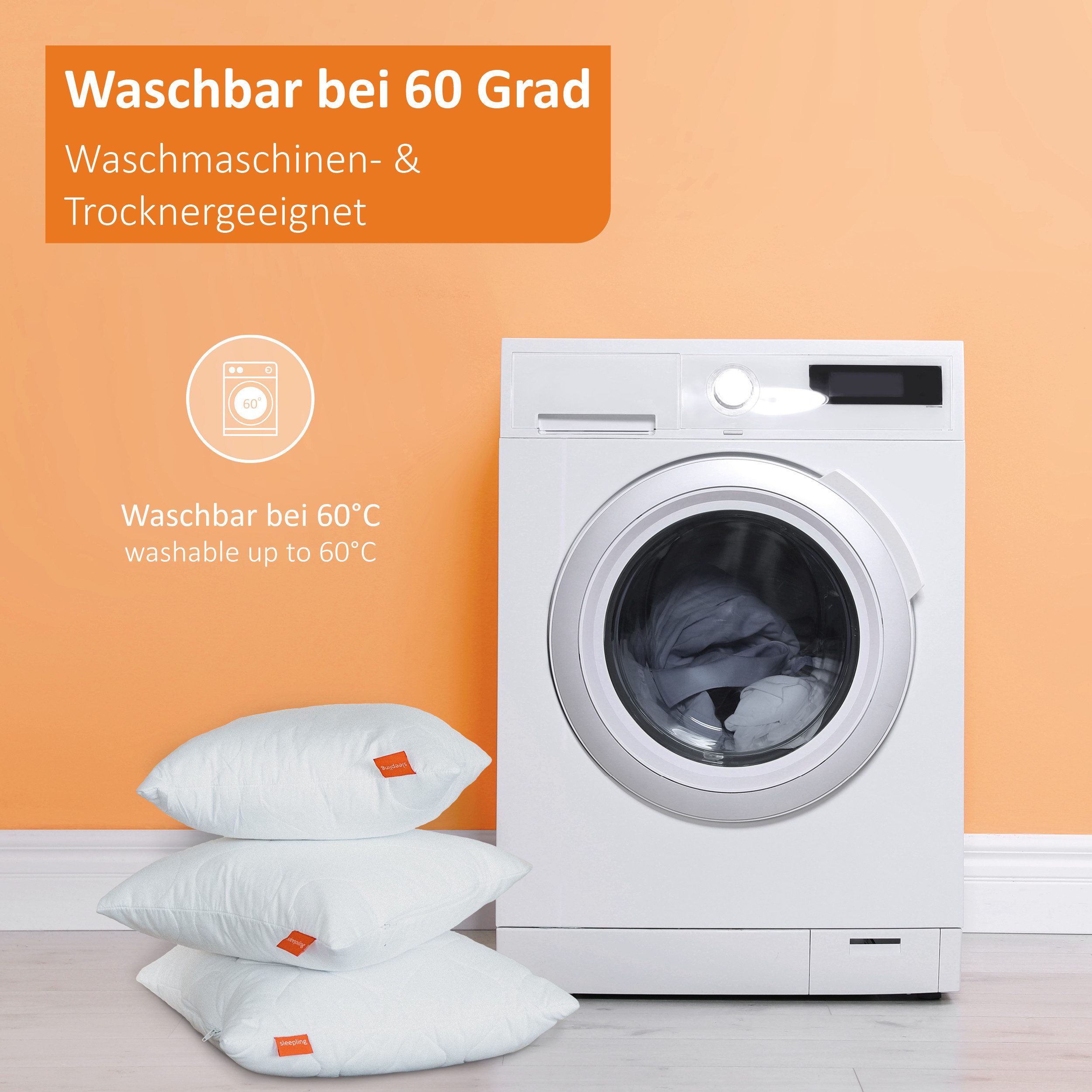 sleepling Federbettdecke Loft, Füllung: 80% Federn / 20% Daunen, Bezug: Feinster Mako-Batist, Steppung in Kassettenoptik, verhindert Verrutschen der Füllung