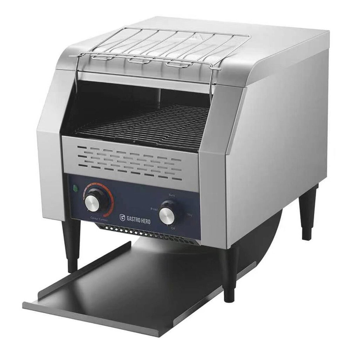 GastroHero Tunnel-Toaster Durchlauftoaster Förderband Toaster 130 Toastscheiben/h, 2200 W, Einstellbare Durchlaufgeschwindigkeit, kompakte Vorderausgabe – Bild 2 von 5