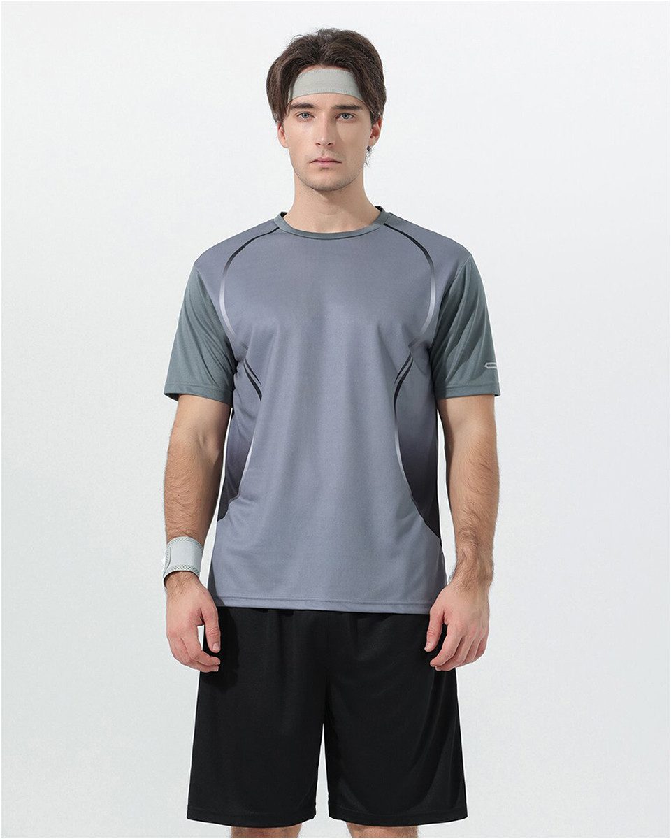 YOUTHUP Sportanzug, Herren Sportanzug mit Farbblock-Design T-Shirt & Shorts Set